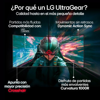 por que el 27" Monitor Curvo Gamer UltraGear™